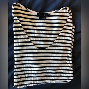 Hatch drapey striped tee